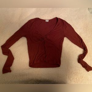 Maroon Garage long-sleeve (S)